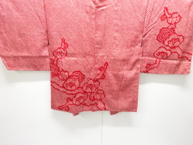 未使用品　本総絞り　梅模様羽織